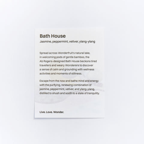 Bath House Scented Candle